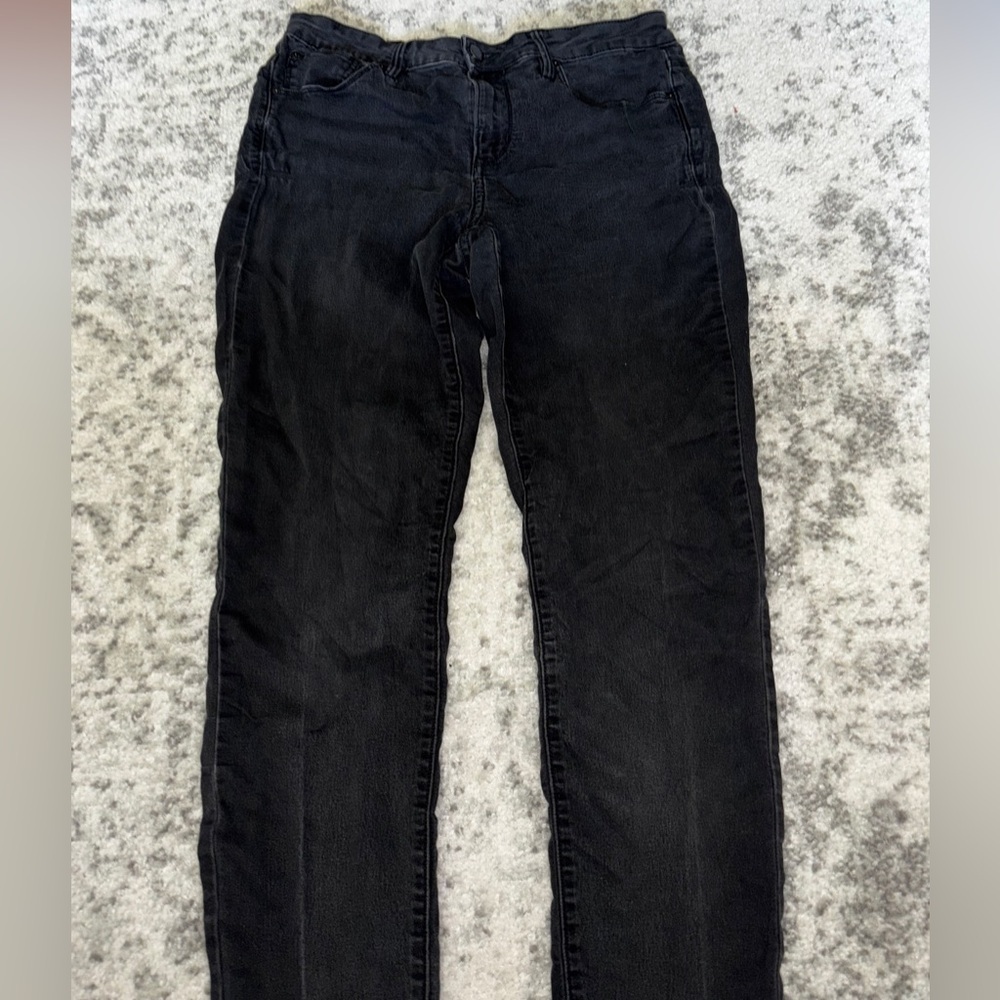 Calvin Klein Jeans Black Skinny Fit Stretch Denim Jeans Size: 32/ US14 (long)